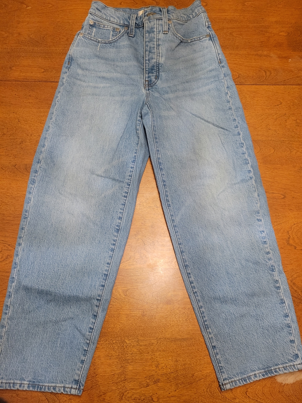 Madewell Balloon Jeans In Light Blue | 23 Regular